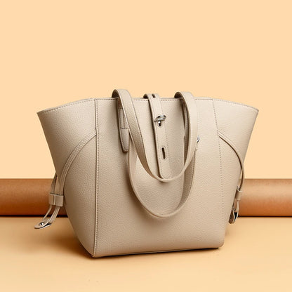 Luxury Brand PU Leather Shoulder Bags Women Fashion Large Capacity Handbag Elegant Crossbody Purse For Ladies Casual Office Tote