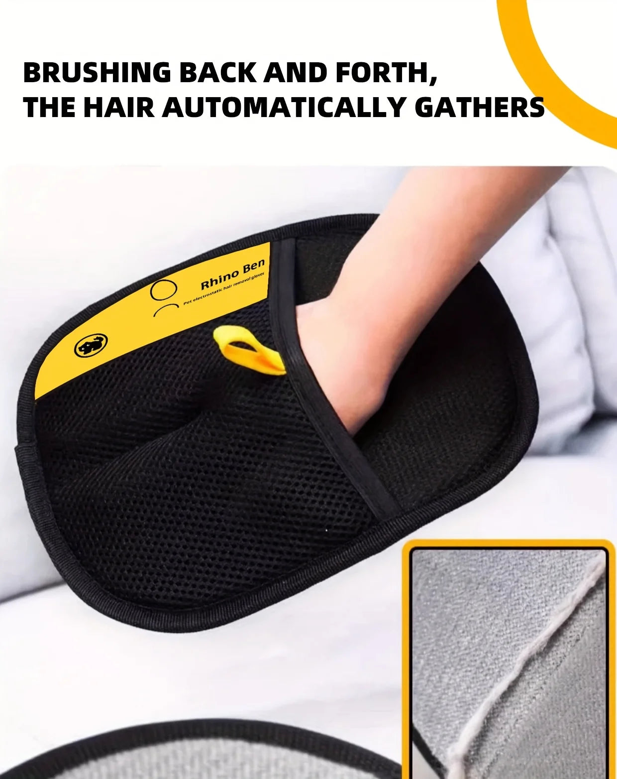 Pet Static Hair Removal Gloves Reusable Tool Washable Upgrade Edition Large Grooming Beauty Carpet Dog Cat Fur Supply Sofa Cloth