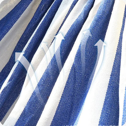 Outdoor Canvas Hammock Portable Single Double Thickened Anti-Rollover Striped Hammock Travel Camping Hanging Swing With Bag