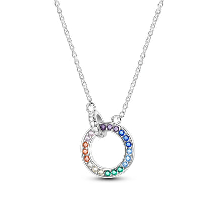 Luxury Necklace 925 Silver Original Sterling Zircon Dragonfly Butterfly Firefly Star Moon Chain Link For Women Wedding Jewelry