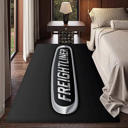 F-FreightlinerS Hallway Carpet Non-Slip Laundry Room Mat Laundry Decor Balcony Child Living Room Bedside Area Rugs