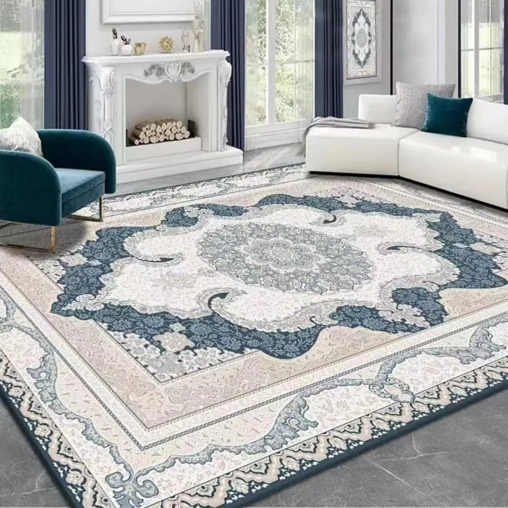 VIKAMA Bohemia Style Crystal Velvet Carpet Large Size Living Room Bedroom Non-slip Rugs Sofa Coffee Table Blanket Kids Room Mat