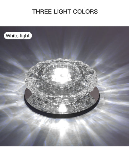 Aisle Flush LED Ceiling Lamp Living Room Crystal Corridor Aisle Lights LED Ceiling Lights Luces Front Techo Balcony Lamp Porch
