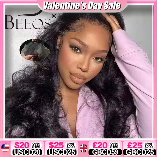 Ultra Fitted Glueless 250% 13x6 Real HD Lace Front Wigs Pre plucked Body Wave 13x4 HD Full Frontal Human Hair Wig For Women 30in