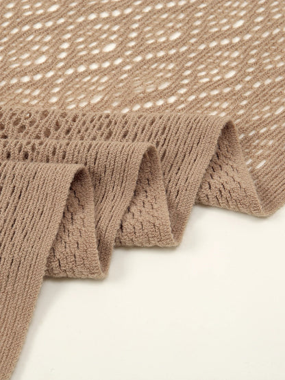 Knit Hollow Out Fake Collar Warm Tassel Shawl Scarf Fashion Pullover Lightweight Solid Knitted Large Scarfs Women Muffler Wrap