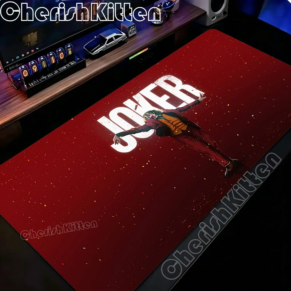 Mouse Mat Joker Mouse Pad Anti-slip Rubber Desk Mat With Lockrand Gaming Accessories Prime Gaming XL Keyboard Pad Padding Mats