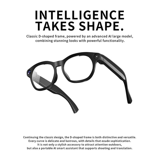 2026 Smart Glasses 8 Megapixel HD Supports Live Broadcast Shooting And Recording Audio And Video Call Translation Smart Glasses