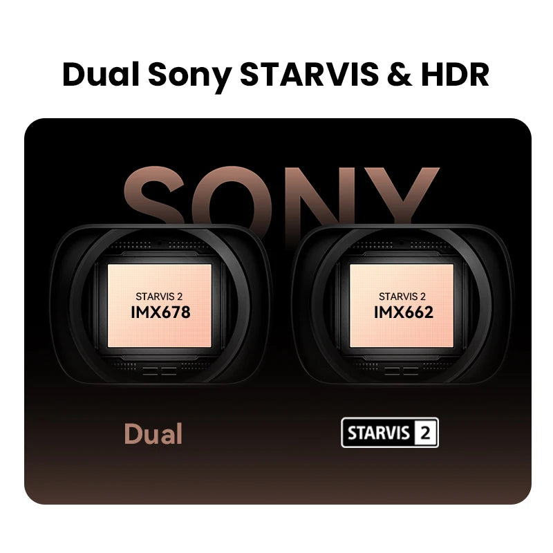 【For US】DDPAI 4K Dash Cam Z60 Pro Support Front and Rear Car Camera SONY STARVIS2 678 Sensor 5GHz Wi-Fi GPS ADAS Car DVR