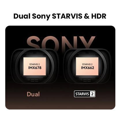 【For US】DDPAI 4K Dash Cam Z60 Pro Support Front and Rear Car Camera SONY STARVIS2 678 Sensor 5GHz Wi-Fi GPS ADAS Car DVR