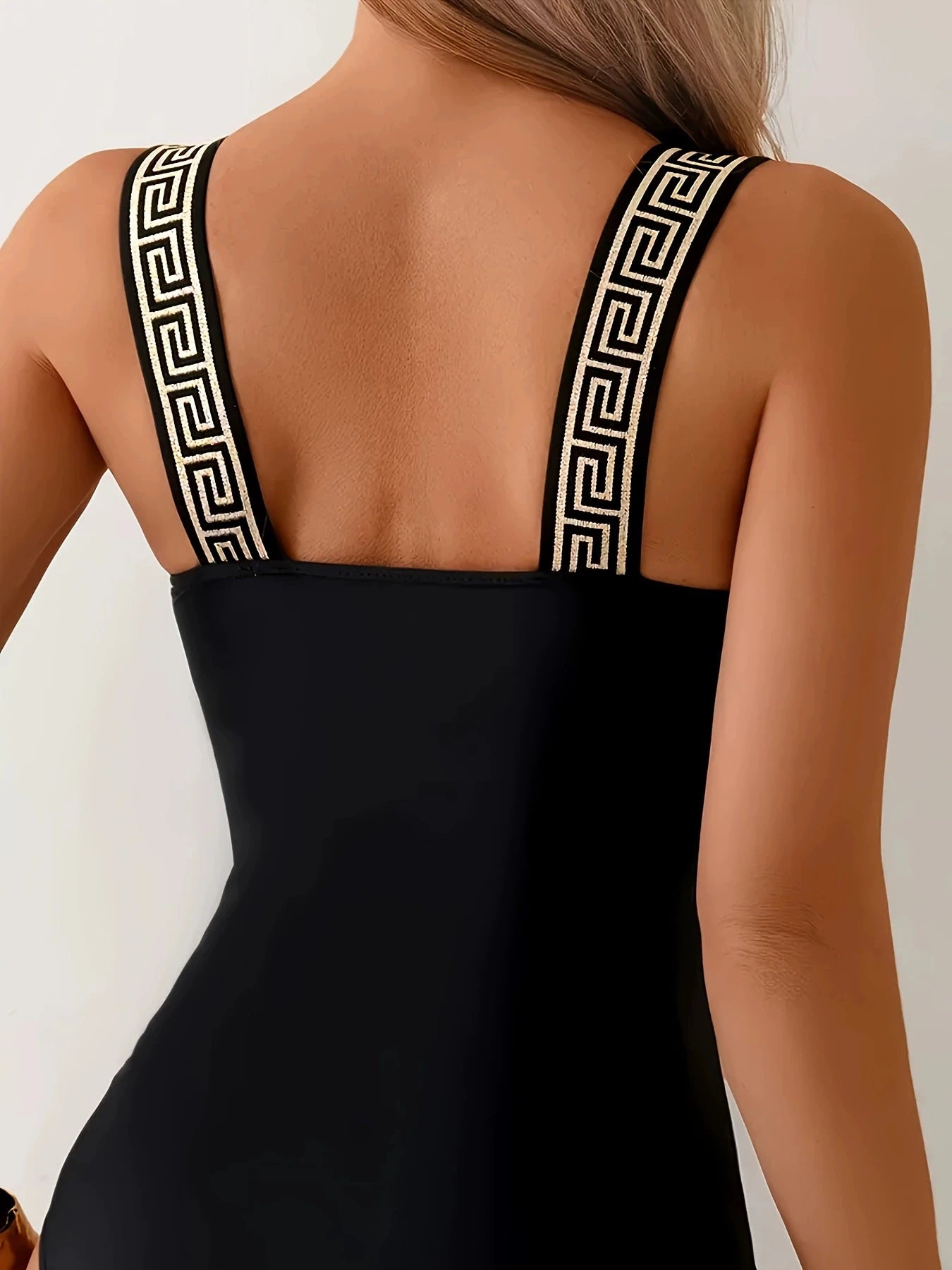 Vigoashely 2026 Black Print Patchwork Monokini Swimwear Women Summer Solid One Piece Swimsuit Lady Brazilian Beach Bathing Suit