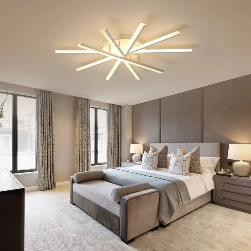 Simple New Modern LED Ceiling Chandelier Indoor Lighting For Living Room Bedroom Corridor Hall Aisle Lamps Lustre Lights fixture