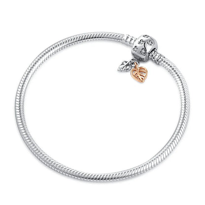 Hot Selling 925 Silver Flower Shaped, Heart Shaped, Butterfly Bracelet, Suitable For European Women's Fashionable Luxury Jewelry