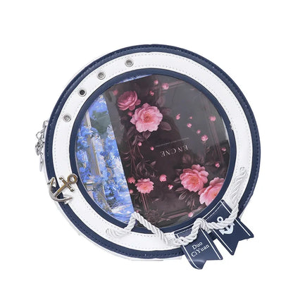 2026 New Sweet Y2k Aesthetic Shoulder Bags Women Kawaii Fashion Casual Backpacks Trendy transparent Travel Crossbody Ita Bags