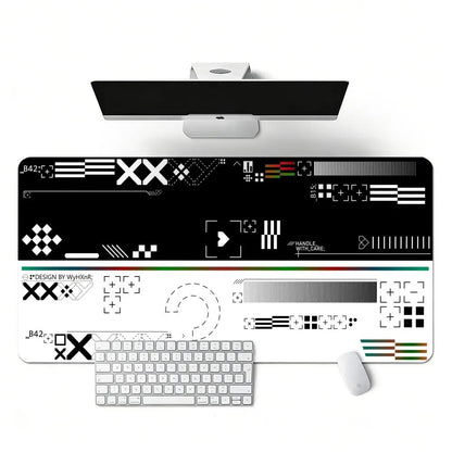 Geometry Pattern Mouse Pad Large Computer Office Table Mats Rubber Anti-slip Gaming Keyboard Mousepads Long Desk Pads 1000x500mm