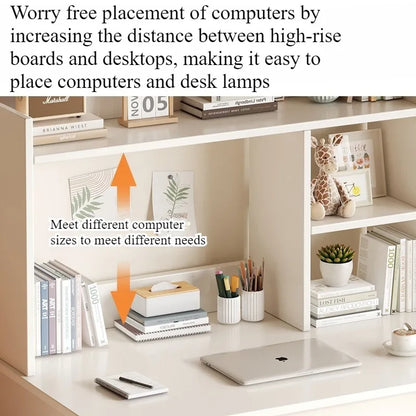 Home Desk Bookcase Integrated Simple Desktop Student Study Table Bedroom Dresser Locker Computer Desk