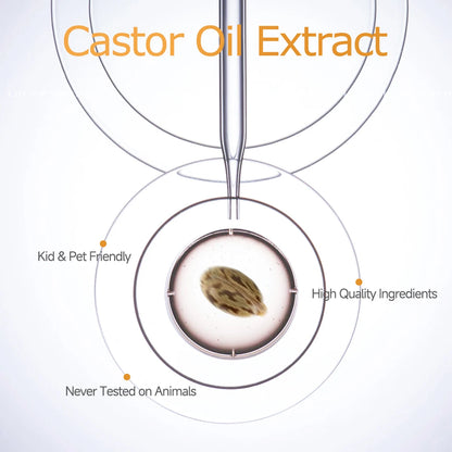 100ml/30ml castor oil pure essential oil skin care hair care can make hair smoother aromatherapy aromatherapy essential oil