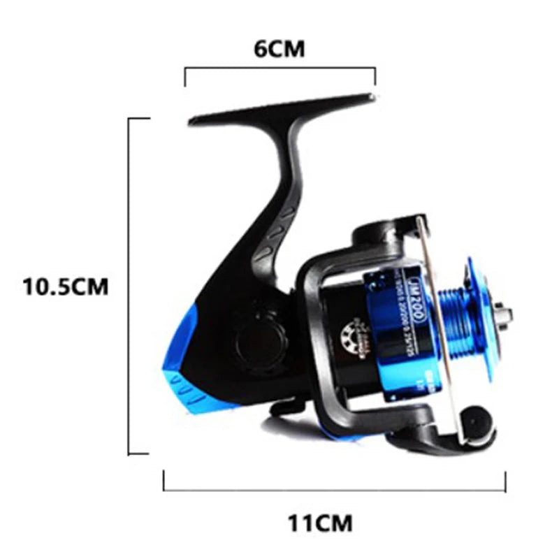 Folding Saltwater Spinning Fishing Reel 5.2:1 Gear Ratio Ultralight Casting Wheel for Carp Fishing