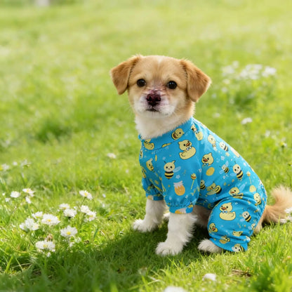 Warm Winter Pajamas Jumpsuit for Dogs - Four Legs Winter Onesie for Medium to Large Dogs Puppy Comfortable Dog Clothes