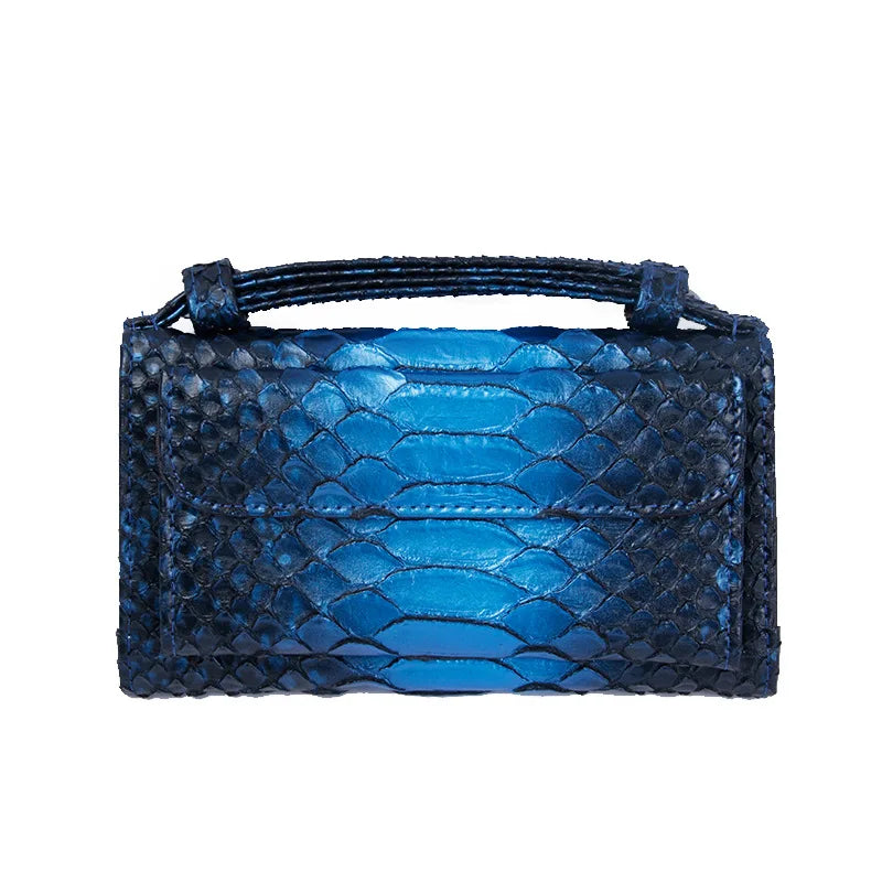 Luxury Snake Pattern Chain Flap Handbags Evening Clutches Crossbody Messenger Shoulder Bags Women Female Ladies Luxurious Purses