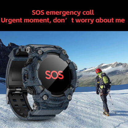 HY Digital LOKMAT Outdoor Smartwatch 1.32 Inch BT Call Smart Watch Men Sports Fitness Tracker Compass Smartwatch for Android IOS