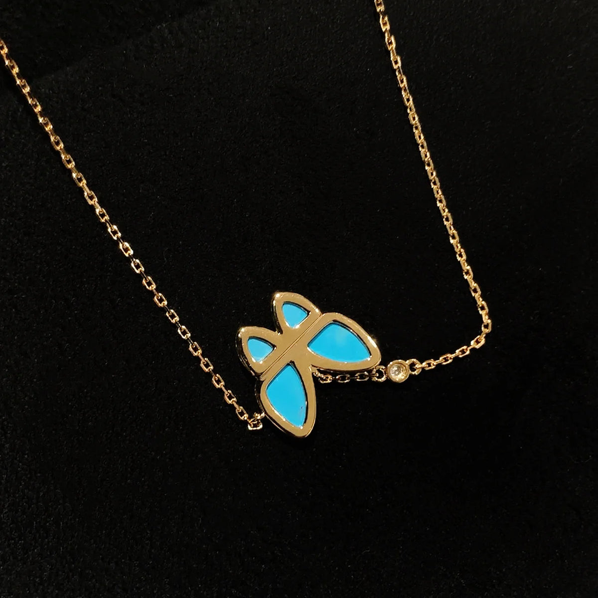 Trendy Real 925 Sterling Silver Necklace For Women 5a Zircon  Butterfly Design Chain Pendant Luxury Design Fine Jewelry