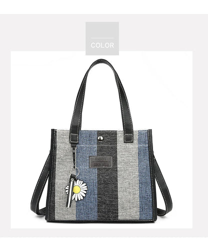 Fashion Messenger Bags For Women Shoulder Ladies Designer Handbag Solid Large Capacity Casual Canvas Shoulder Female Bag