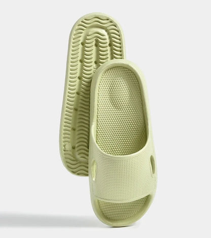 Thick Platform Cloud Slippers EVA Soft Sole Pillow Slides Summer Beach Flip Flops Women Non Slip Bathroom Home Slippers