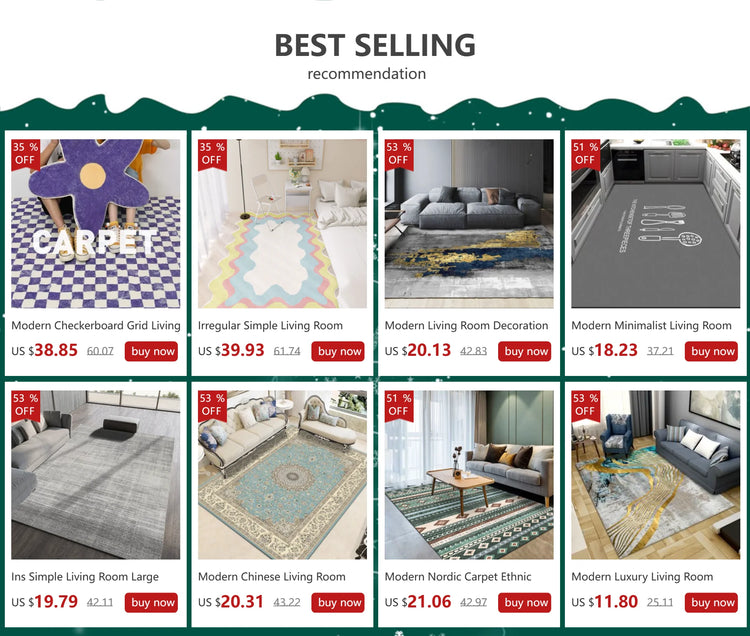Minimalist Irregular Living Room Decoration Carpet Creative Rugs for Bedroom Large Area Baby Crawling Mat Cloakroom Plush Rug