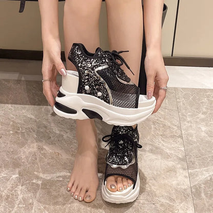 Platform Shoes Woman Sandal Roman Women Sports Sandals Fashion Sneakers Comfortable Wedge Luxury Designer Elegant Summer 2026