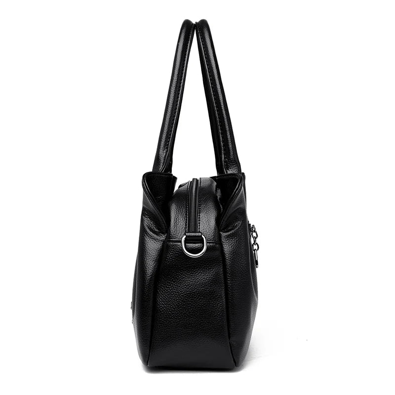 Luxury Designer Women's Handbag Soft Leather Large Capacity Purses and Handbags Casual Shoulder Bags Sac A Main Ladies Tote Bag