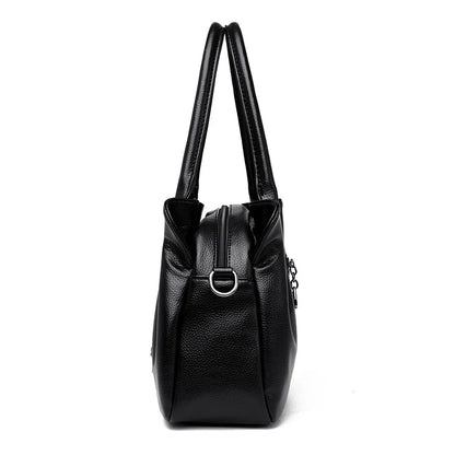 Luxury Designer Women's Handbag Soft Leather Large Capacity Purses and Handbags Casual Shoulder Bags Sac A Main Ladies Tote Bag