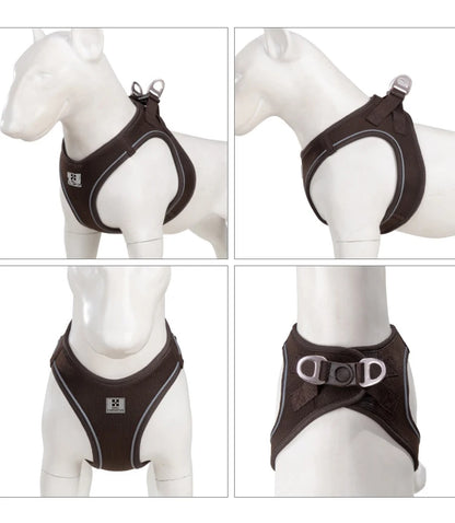 Dog Harness Leash Set for Small Medium Dog Adjustable Reflective Puppy Cat Harness Pet Vest Chihuahua Dachshund Outdoor Walking