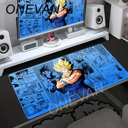Game E-sports Special Table Mat Animation Non-slip Pad Oversized Dragon Ball Computer Keyboard Pad Son Goku Rubber Mouse Pads