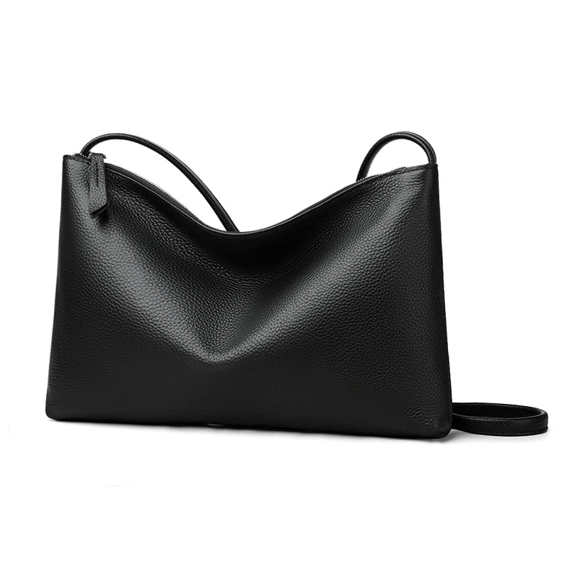 100% Genuine Leather Shoulder Crossbody Bag For Women Sac 2025 High Quality Cow Leather Ladies Handbag Luxury Female Tote Bags