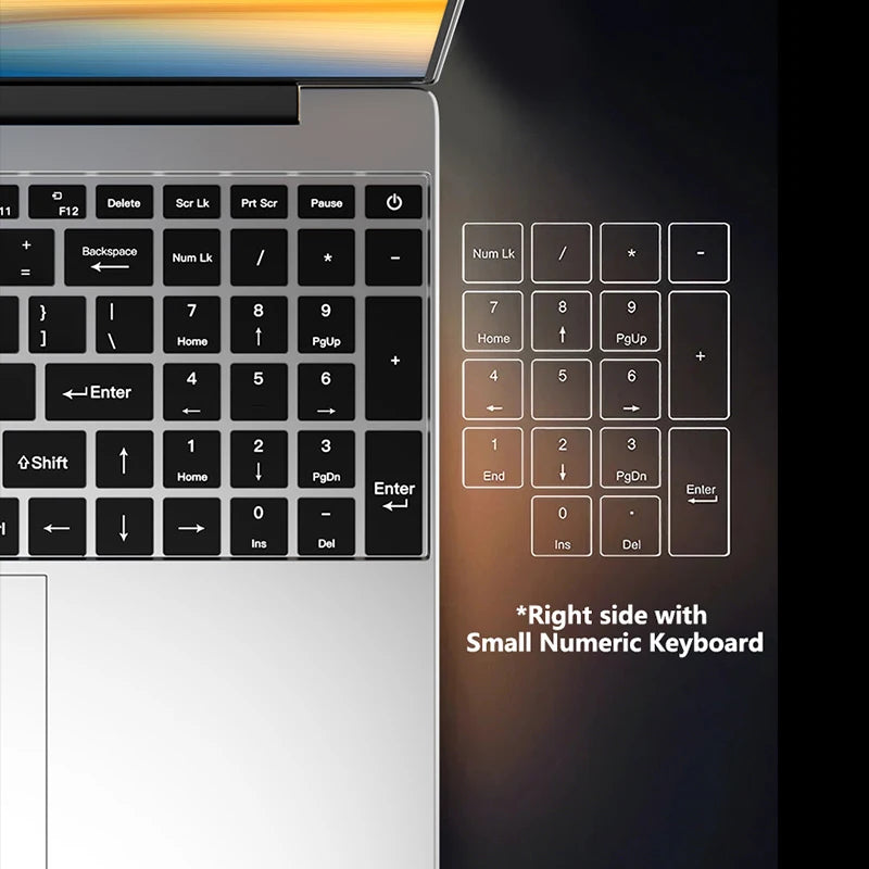 15.6' Intel Core I9 10980HK Windows 11 Pro Laptop Computer 32GB RAM 512GB 1TB 2TB SSD Portable Notebook PC Office Study Laptops