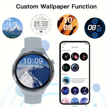 New Smartwatch Sports Fitness Bluetooth Call Smart Watches Heart Rate Monitoring Health watch for Android IOS for Men Women