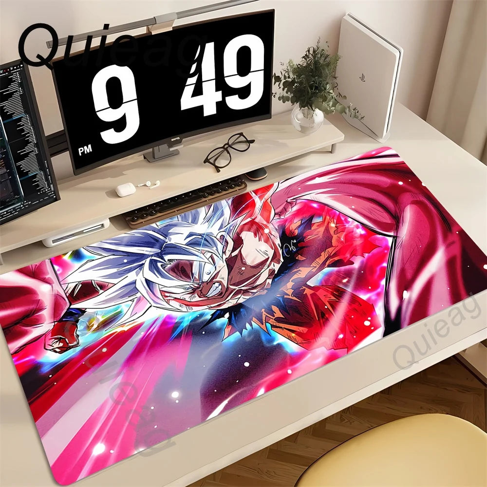 Large Mouse Pad DBZ Dragon Ball Master Game Rubber Mat Pc Keyboard Laptop Computer Speed Desk Mat Gaming Acessories Big Mousepad