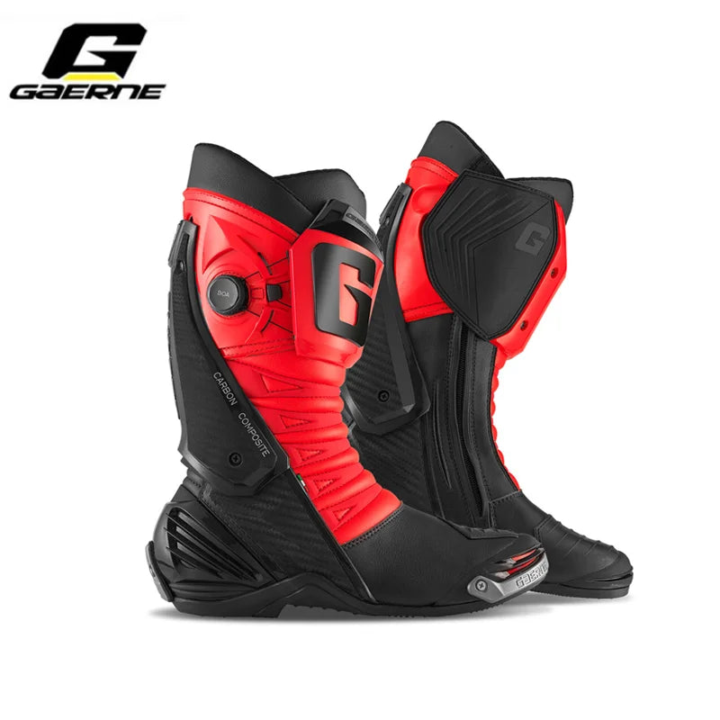 GAERNE GP1 LS Off-Road Motorcycle Botas Professional Track Riding Boots Waterproof Racing Anti-Collision for Rally Race Shoe
