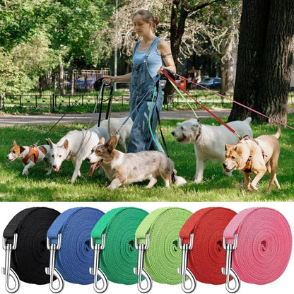 1.2M-30M Long Nylon Dog Training Leashes Walking Pet Leash Long Lanyard Traction Rope for Small Large Dogs Lead Item