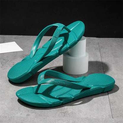 Summer Men's Flip Flops Plus Size 49 50 Soft Comfort Breathable Slippers Non-Slip House Outdoor Beach Slides Massage Flip Flops