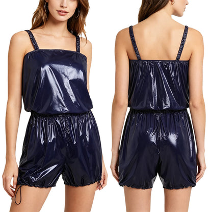 Women Men Washable Diaper Cover Sleeveless Waterproof Bodysuit Swimwear Clubwear Elderly Alzheimer Bedridden Adaptive Clothing