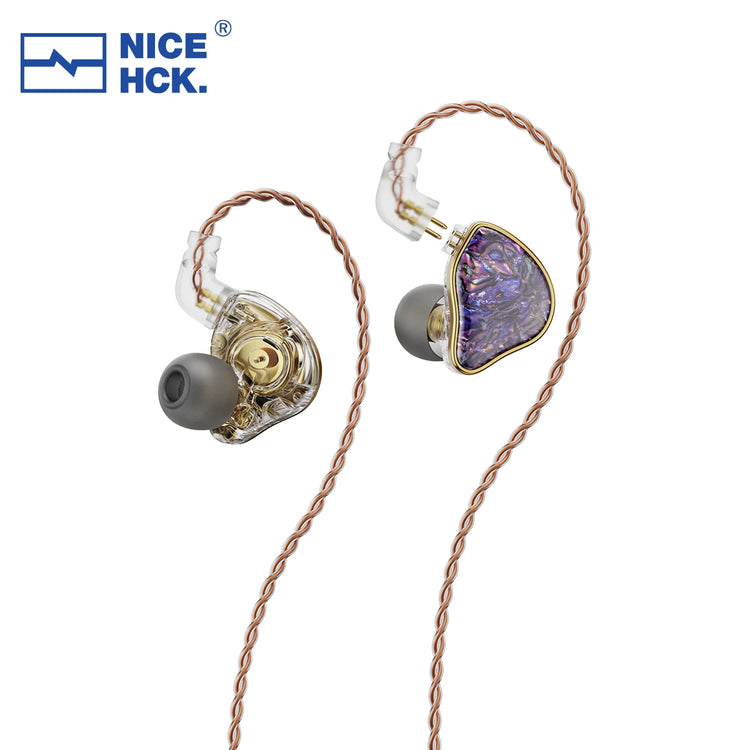 NICEHCK DB2 Wired Earbud IEM 1DD+1BA Hybrid Dual Driver HiFi Earphone With 0.78 2Pin Interface Warm Vocal Music In Ear Monitor