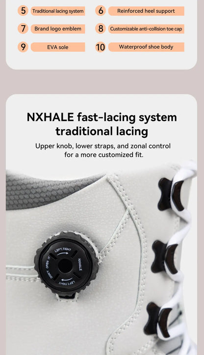 LILKINGS Wishing Star Snowboard Boots Side Buckle Lacing Quick Entry Thermo Liner Women Men 36-45