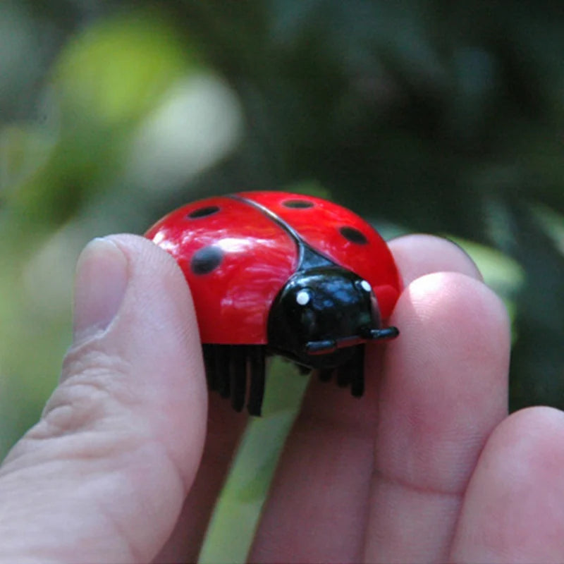 Beetle Ladybug Simulation Insect Toy Pet Cats Funny Rotating Electric Moving Interactive Playing Toys