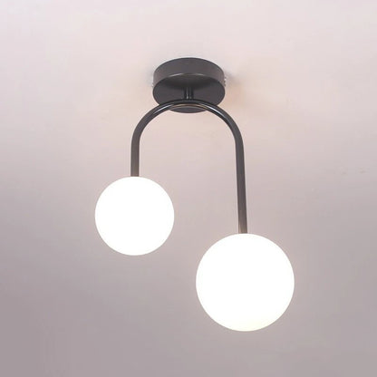 Nordic Glass Balls Ceiling Lights Restaurant Bar Home Decor Hanging Lamp Modern LED Living Room Bedroom Fixtures Indoor Lighting