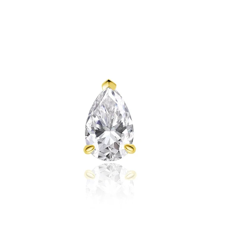 GRA Certified 3/4/5Carat Waterdrop Moissanite Collar Necklace For Women S925 Silver Pear Cut Solitaire Diamond Omega Necklace