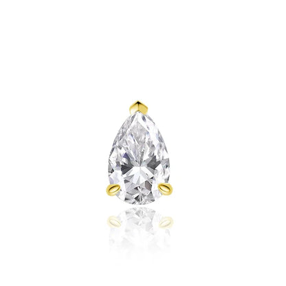 GRA Certified 3/4/5Carat Waterdrop Moissanite Collar Necklace For Women S925 Silver Pear Cut Solitaire Diamond Omega Necklace
