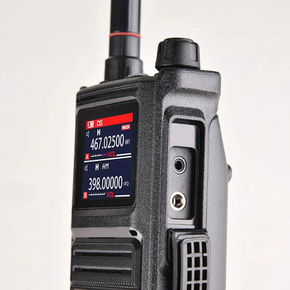Radtel RT-470X Full Band Ham Radio 256 Channel Air Band Two Way Radio USB-C Aviation NOAA Police Marine Amateur HT Scanner Roger