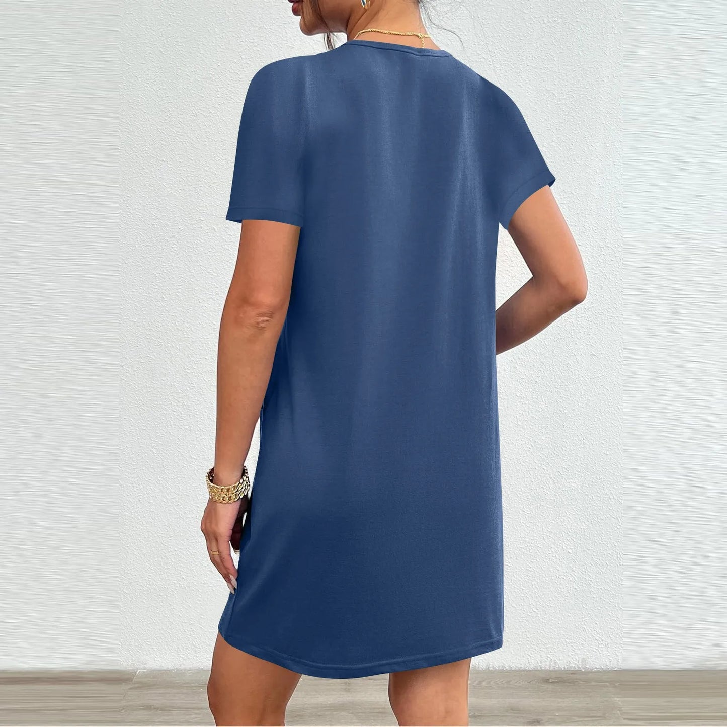 Women's Elegant Dresses Fashionable Solid Color Dress Casual Holiday Sports Short Dresses Long One-Piece Dress Gown vestidos