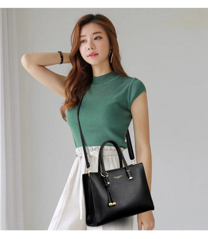 Genuine Brand Top Quality Leather Shoulder Crossbody Bags for Women Luxury Handbags Women Bags Designer Large Capacity Tote Bag